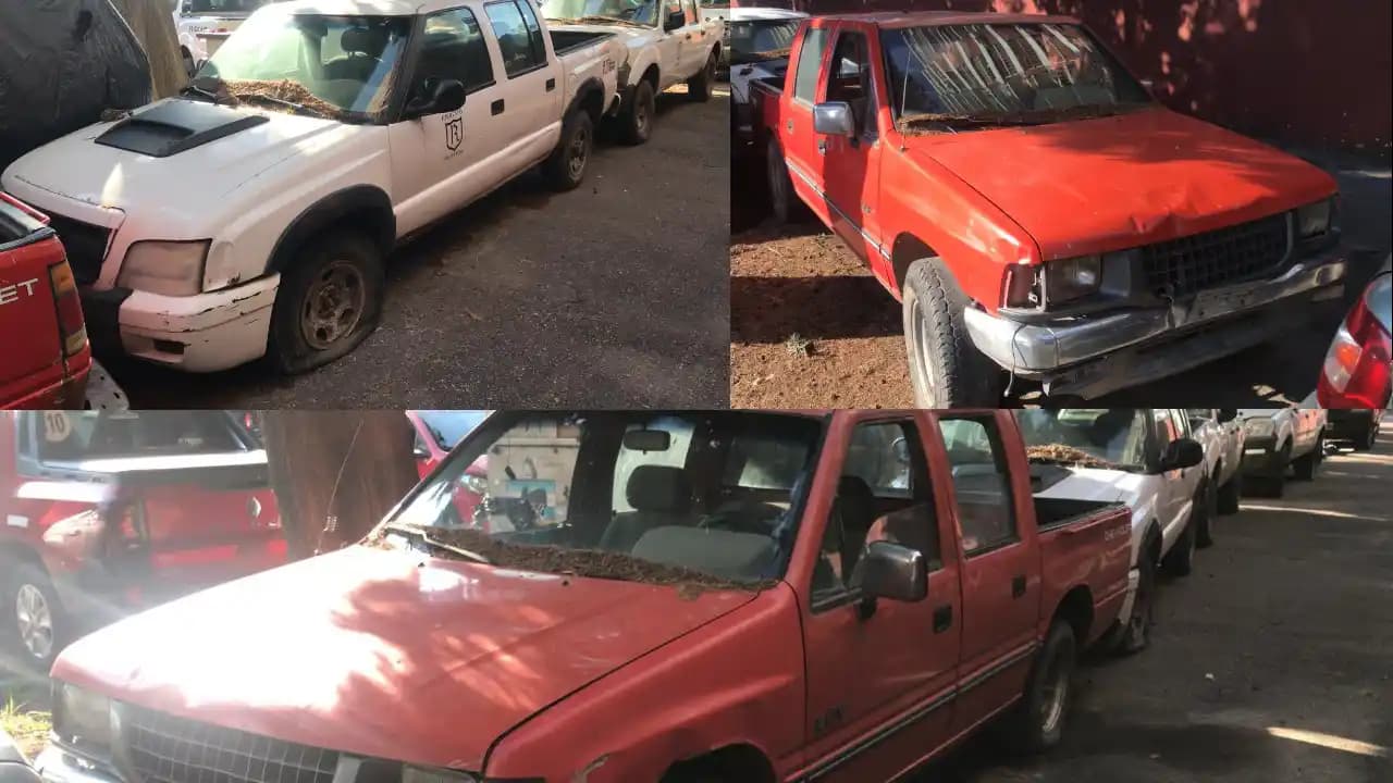 Camionetas en mal estado licitadas por el Ejército Argentino